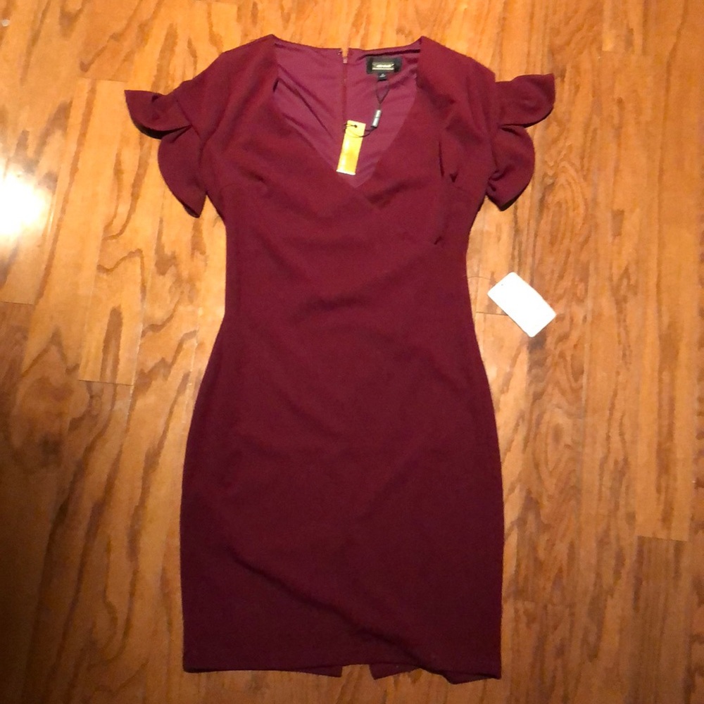 Burgundy dress size small new with tags